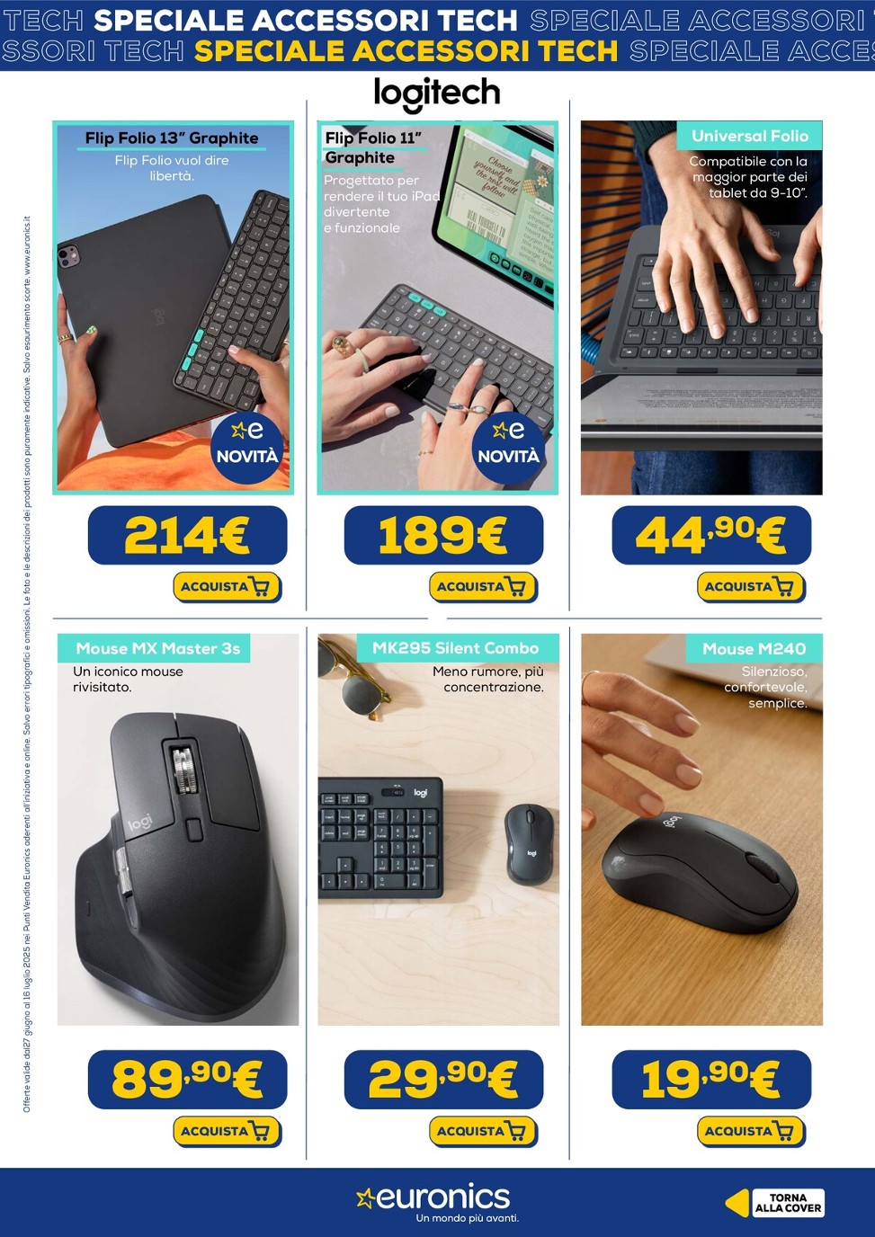 euronics - Volantino Euronics - Speciale Accessori Tech valido dal 27/06 al 16/07 - page: 6