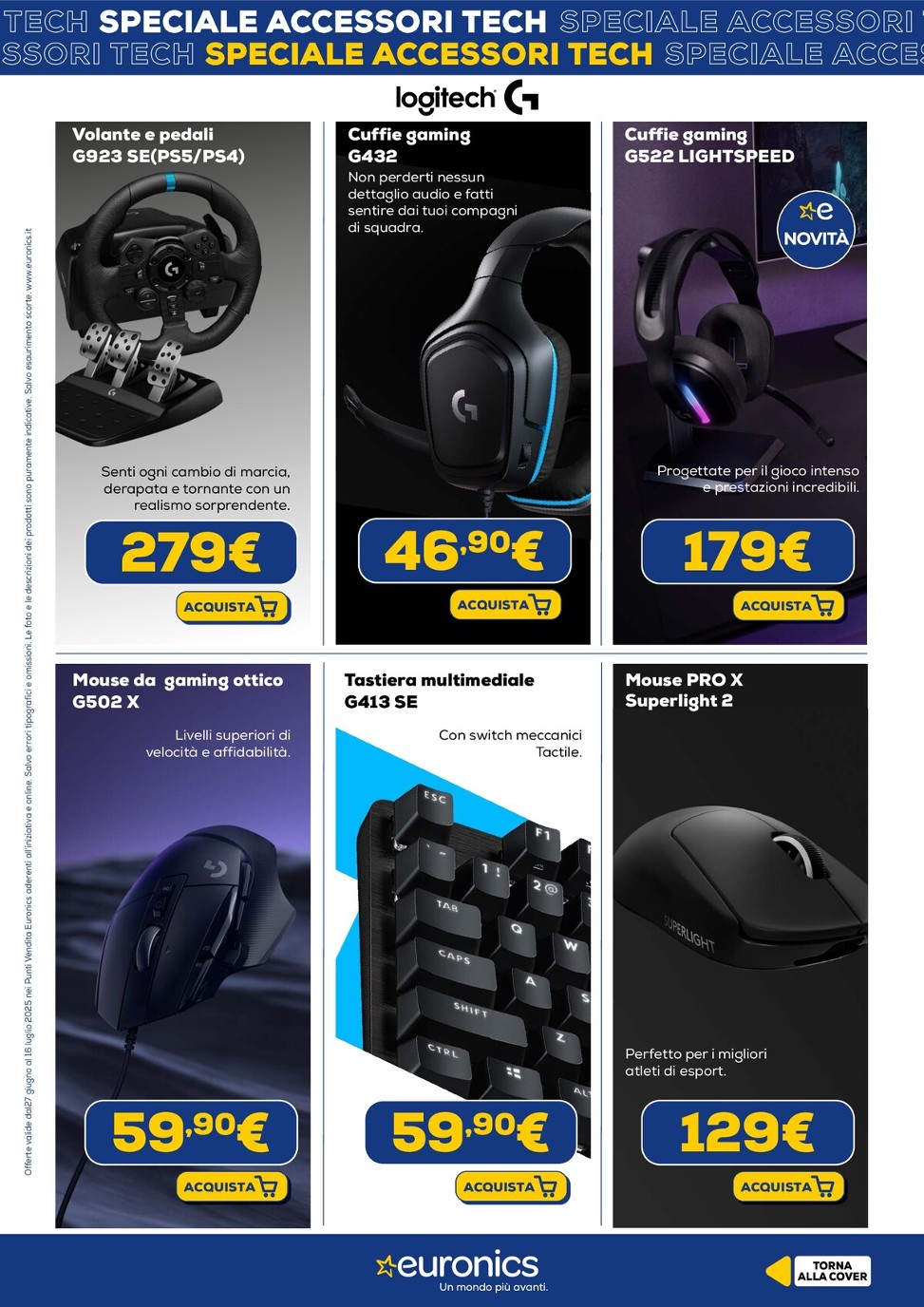 euronics - Volantino Euronics - Speciale Accessori Tech valido dal 27/06 al 16/07 - page: 8