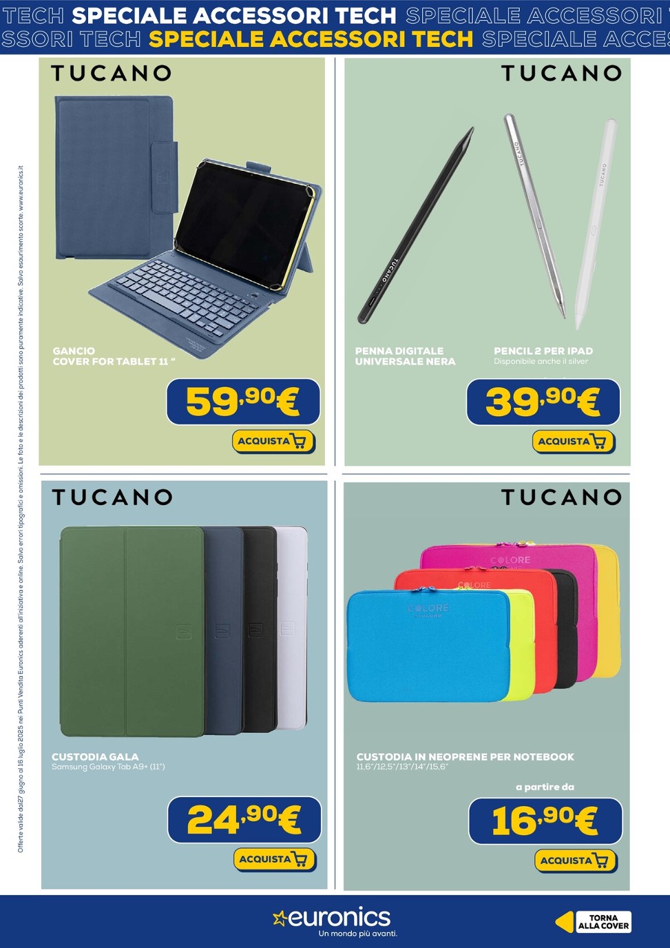 euronics - Volantino Euronics - Speciale Accessori Tech valido dal 27/06 al 16/07 - page: 7
