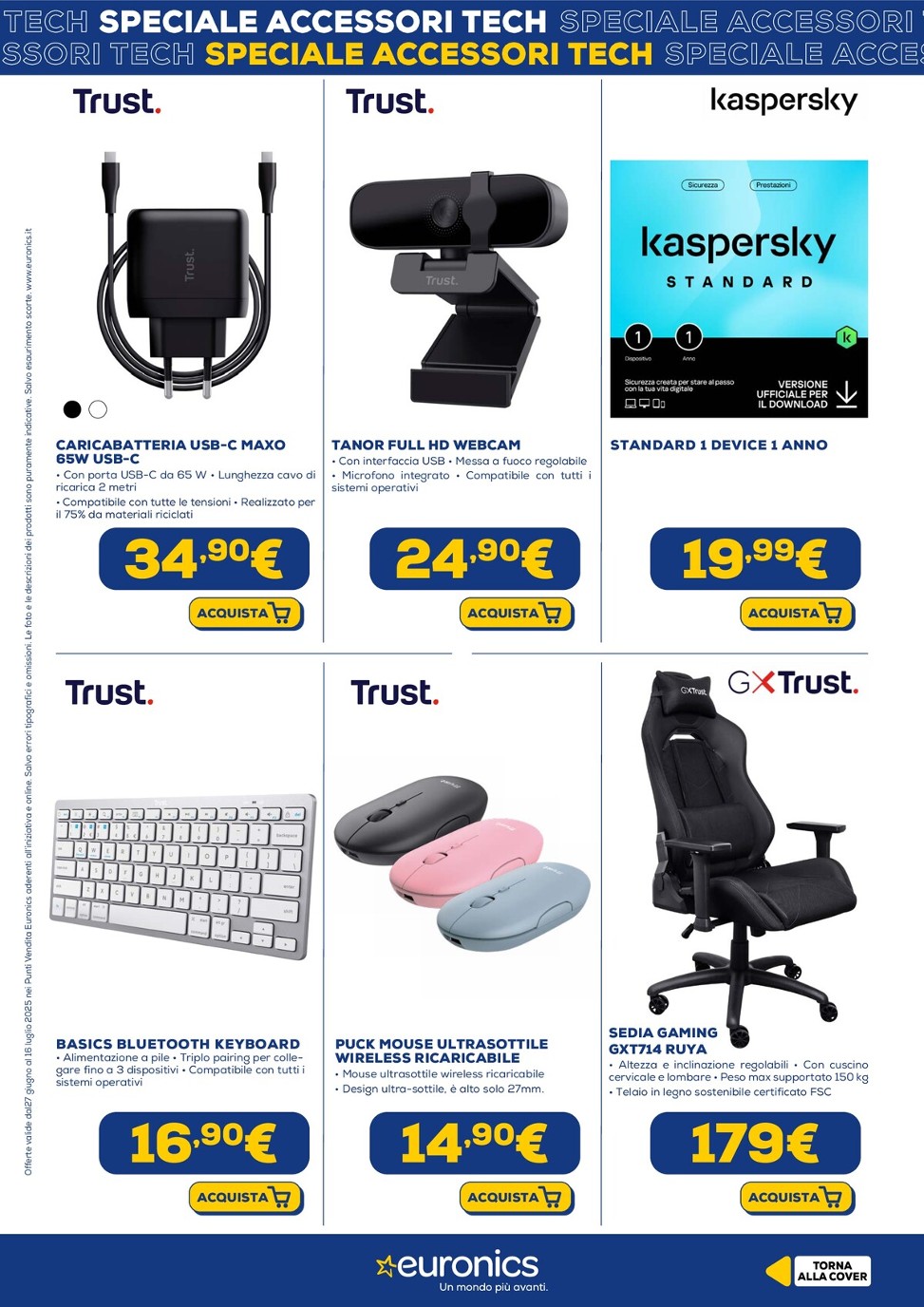 euronics - Volantino Euronics - Speciale Accessori Tech valido dal 27/06 al 16/07 - page: 2