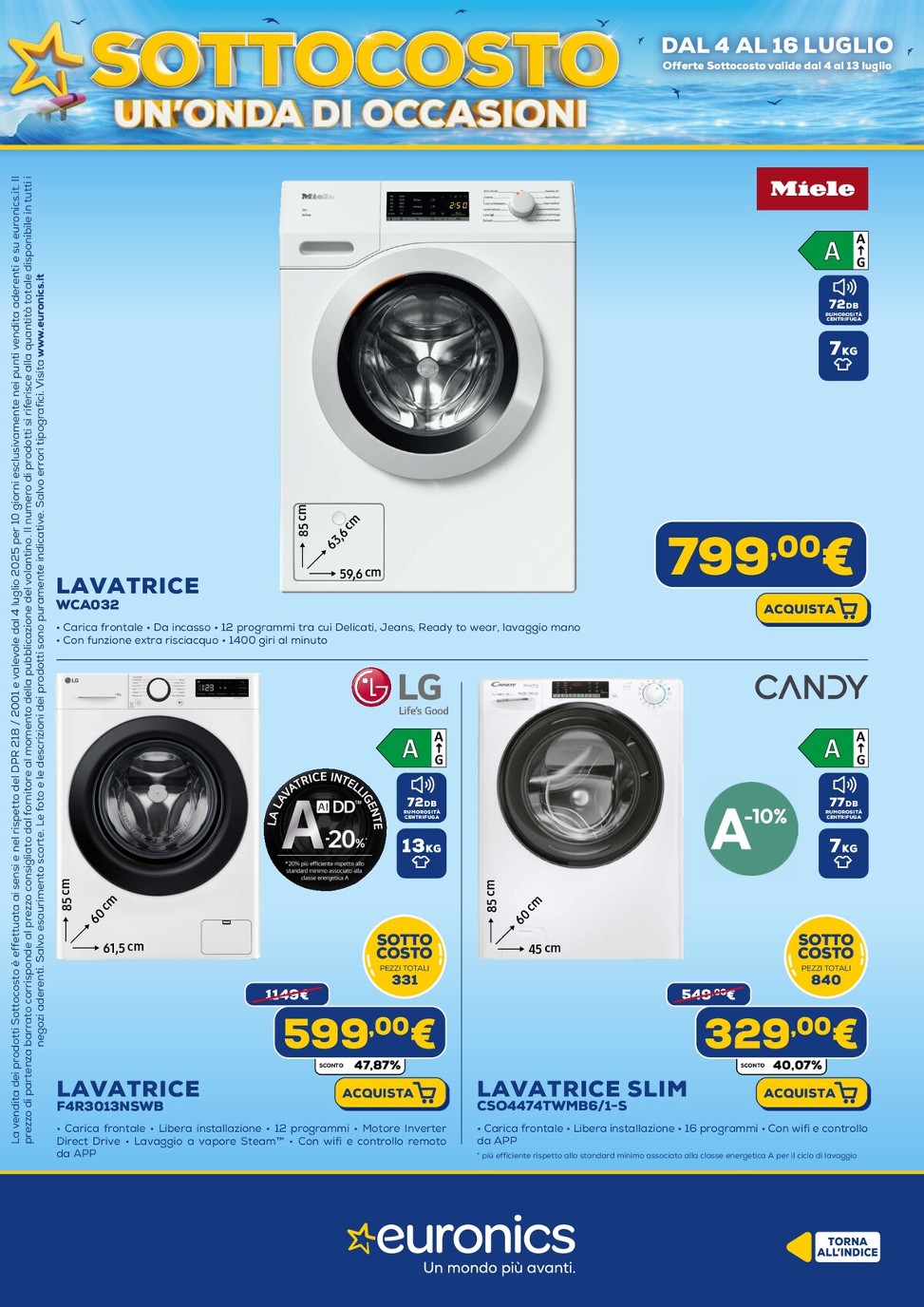 euronics - Volantino Euronics valido dal 04/07 al 16/07 - page: 24 euronics - Volantino Euronics valido dal 04/07 al 16/07 - page: 24