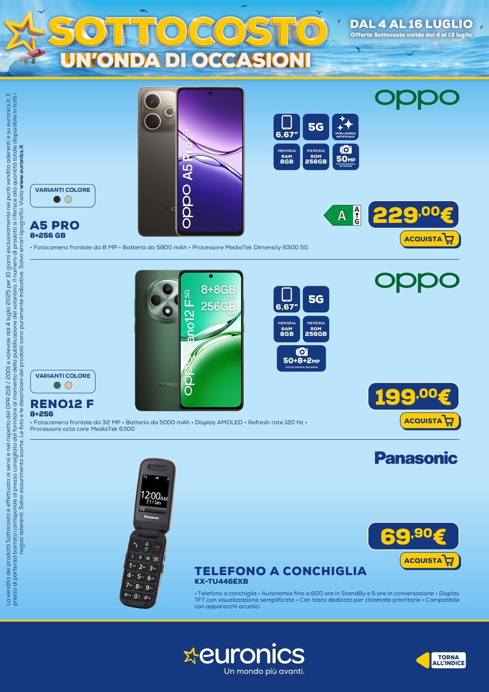 euronics - Volantino Euronics valido dal 04/07 al 16/07 - page: 7 euronics - Volantino Euronics valido dal 04/07 al 16/07 - page: 7