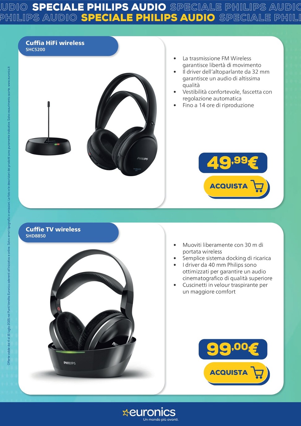 euronics - Volantino Euronics - Speciale Philips valido dal 04/07 al 16/07 - page: 5