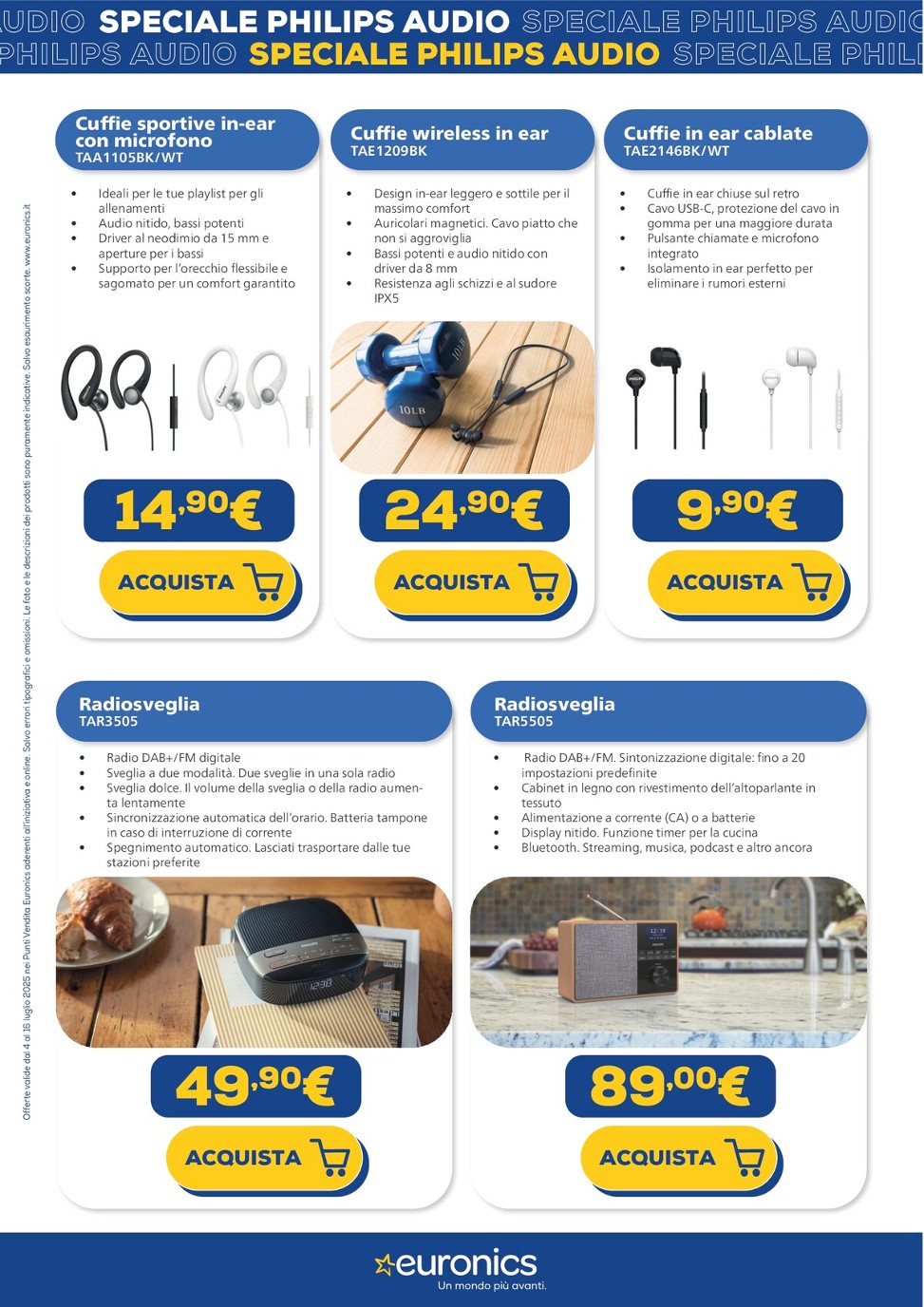 euronics - Volantino Euronics - Speciale Philips valido dal 04/07 al 16/07 - page: 7