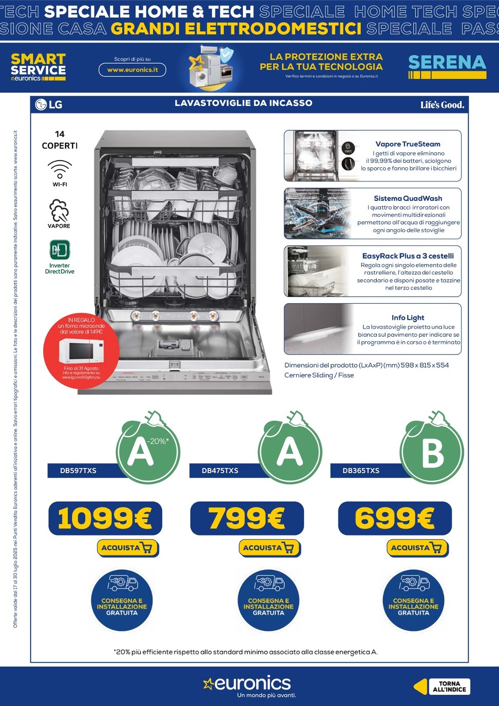 euronics - Volantino Euronics - Speciale Home Tech valido dal 17/07 al 30/07 - page: 4