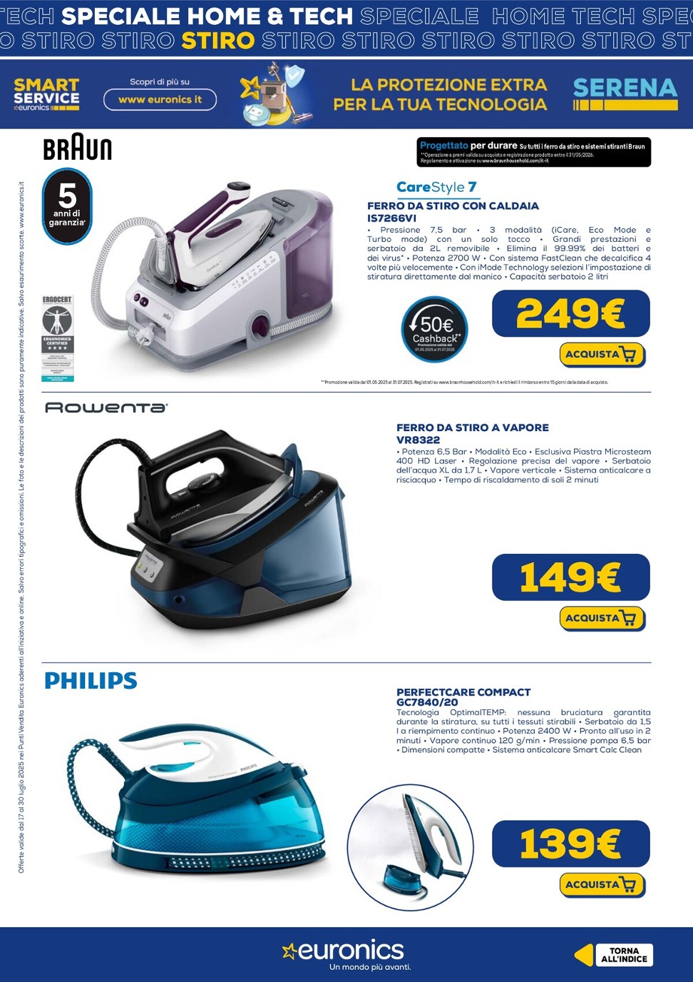 euronics - Volantino Euronics - Speciale Home Tech valido dal 17/07 al 30/07 - page: 17
