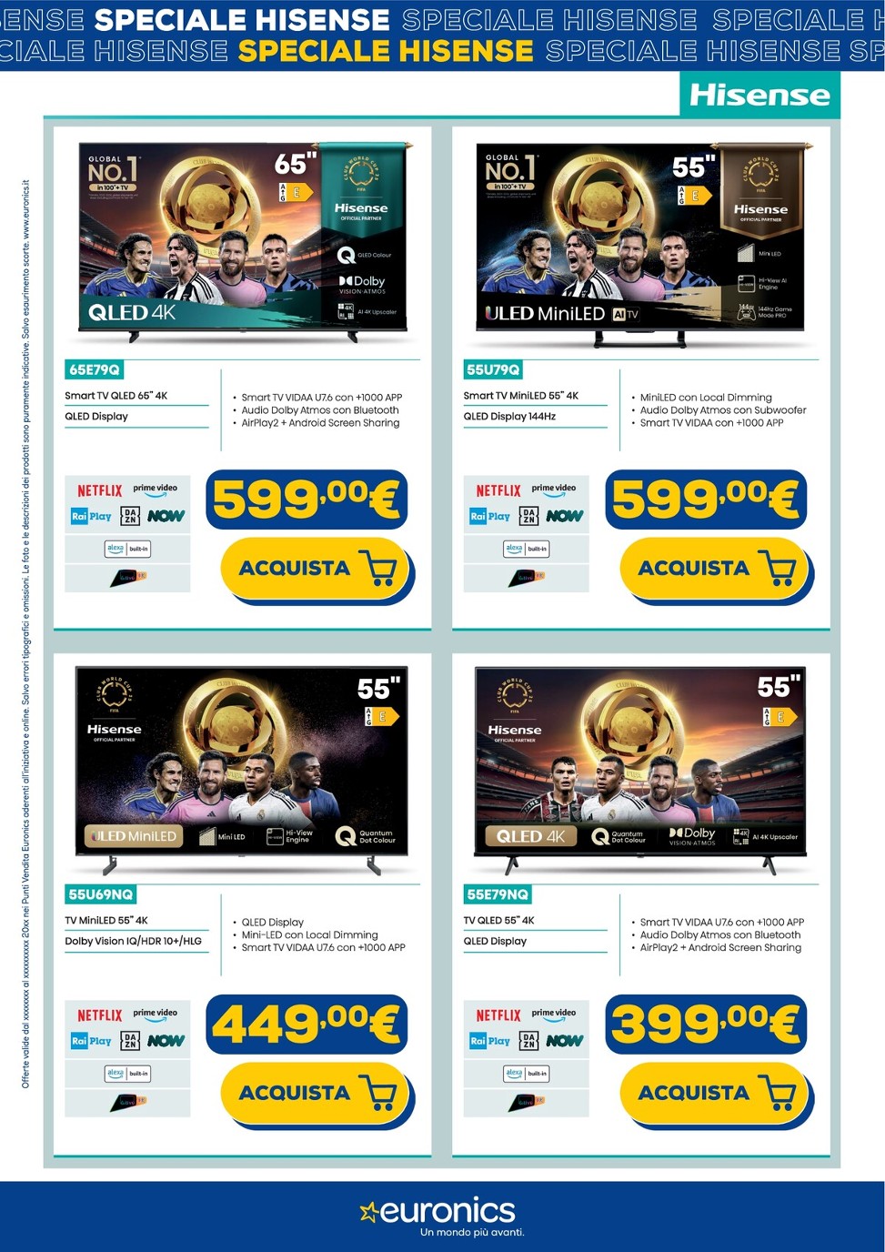 euronics - Volantino Euronics - Speciale Hisense valido dal 17/07 al 31/07 - page: 3