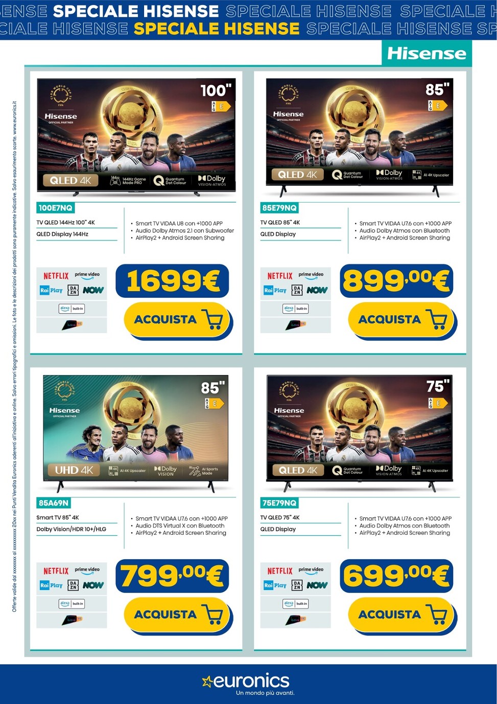 euronics - Volantino Euronics - Speciale Hisense valido dal 17/07 al 31/07 - page: 2