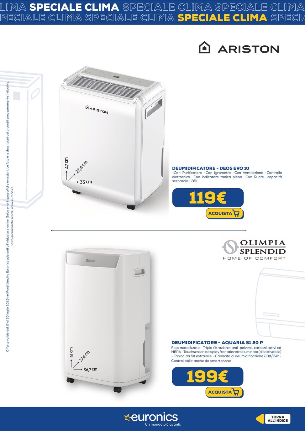 euronics - Volantino Euronics - Speciale Clima valido dal 17/07 al 30/07 - page: 23