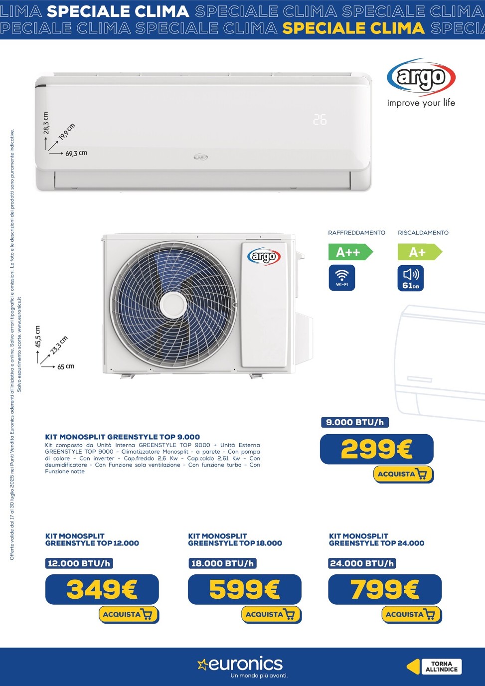 euronics - Volantino Euronics - Speciale Clima valido dal 17/07 al 30/07 - page: 19