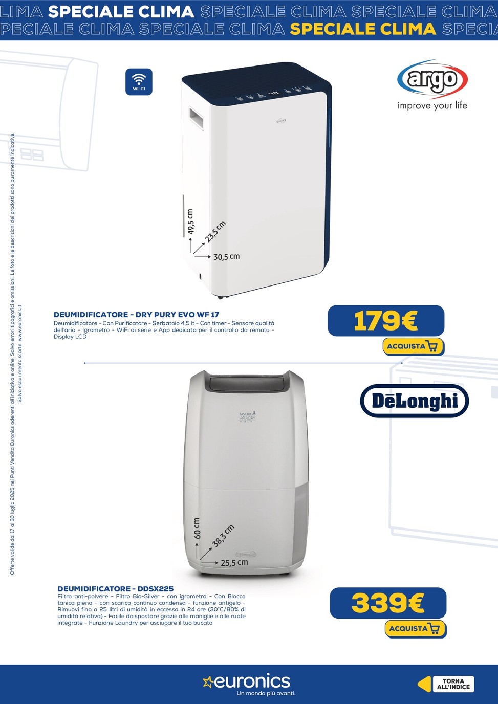 euronics - Volantino Euronics - Speciale Clima valido dal 17/07 al 30/07 - page: 22