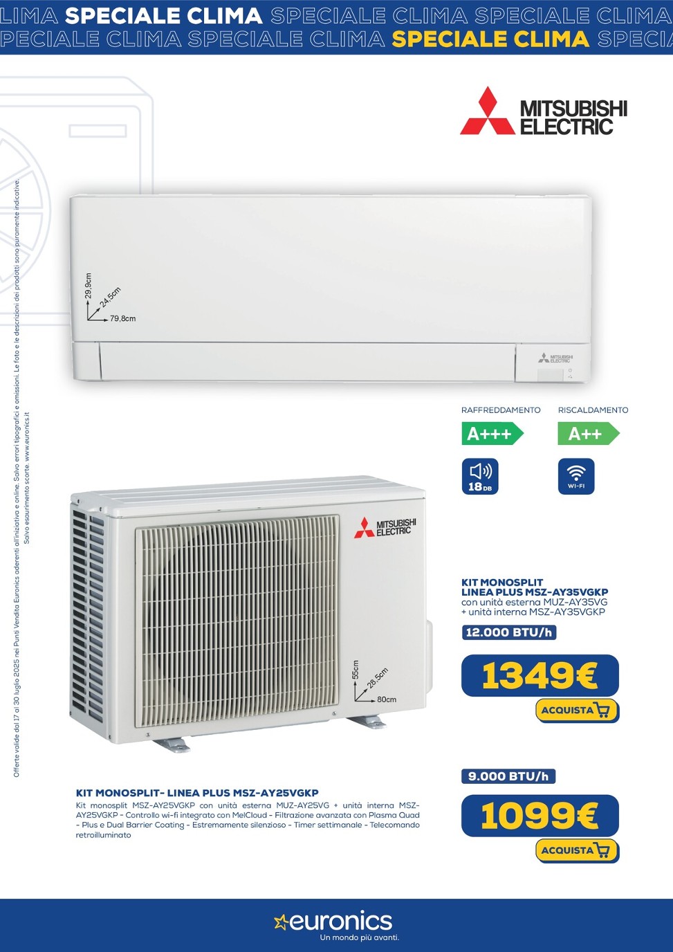 euronics - Volantino Euronics - Speciale Clima valido dal 17/07 al 30/07 - page: 11