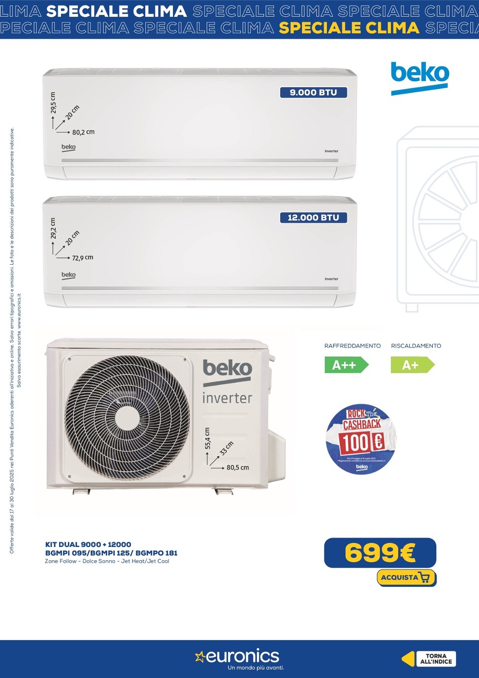 euronics - Volantino Euronics - Speciale Clima valido dal 17/07 al 30/07 - page: 13