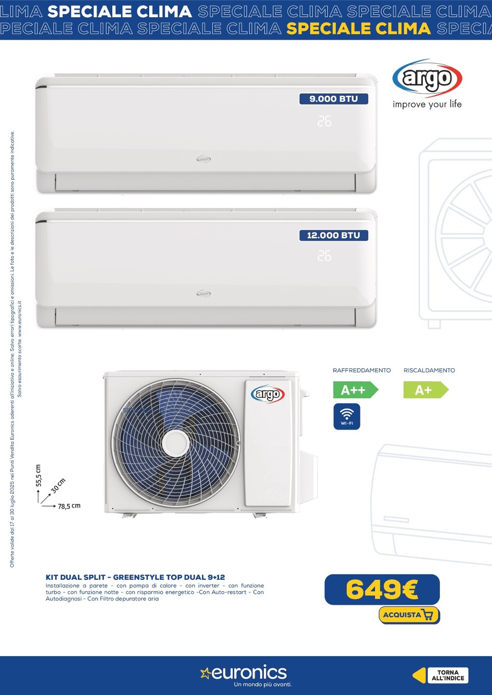 euronics - Volantino Euronics - Speciale Clima valido dal 17/07 al 30/07 - page: 20