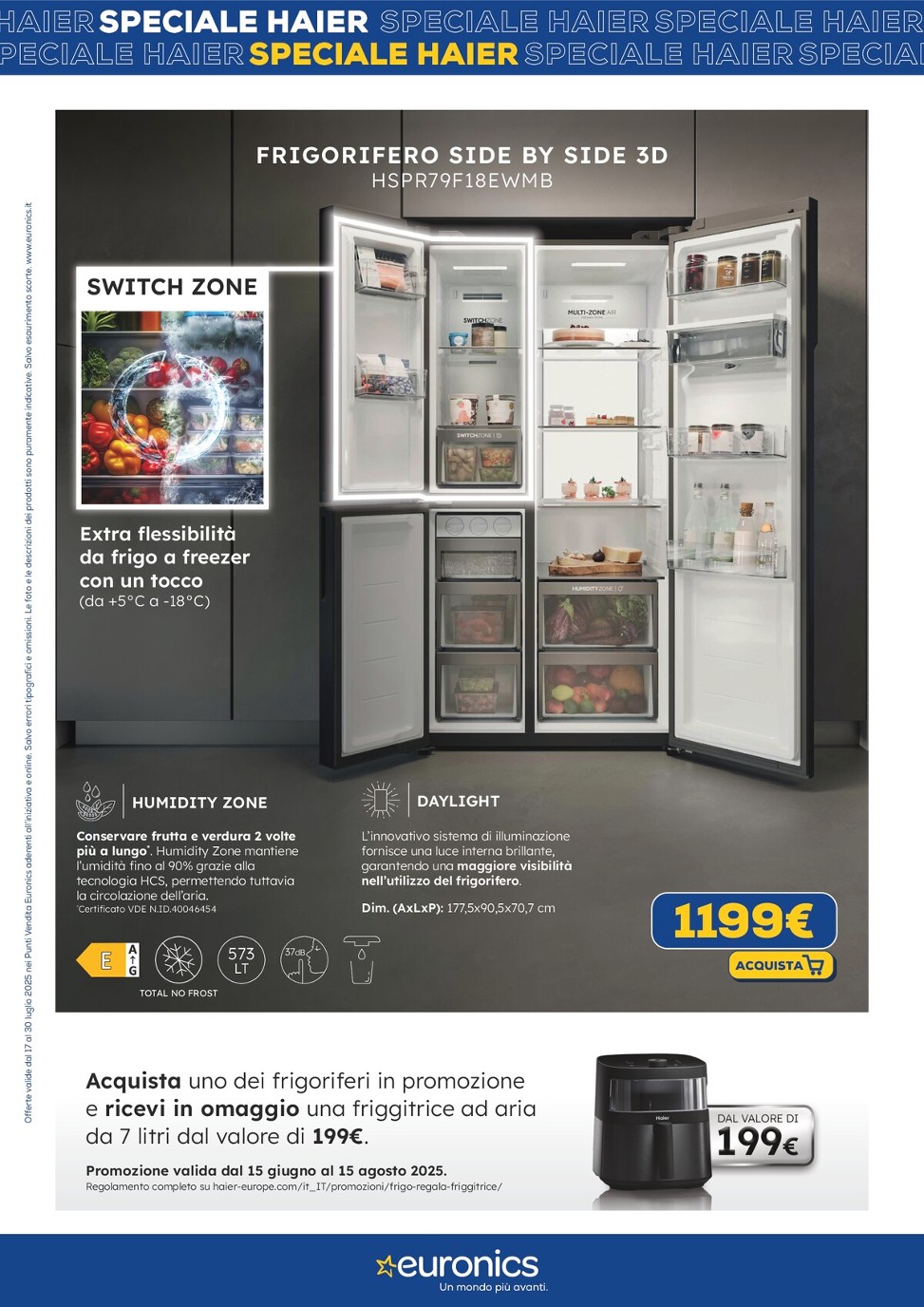 euronics - Volantino Euronics - Speciale Haier valido dal 17/07 al 30/07 - page: 2