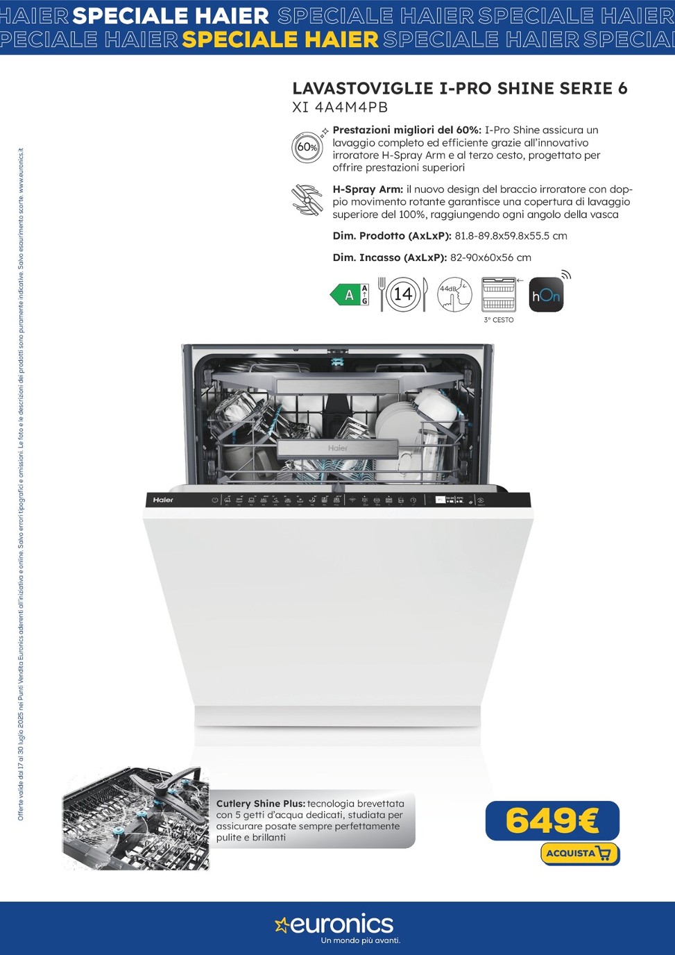 euronics - Volantino Euronics - Speciale Haier valido dal 17/07 al 30/07 - page: 17