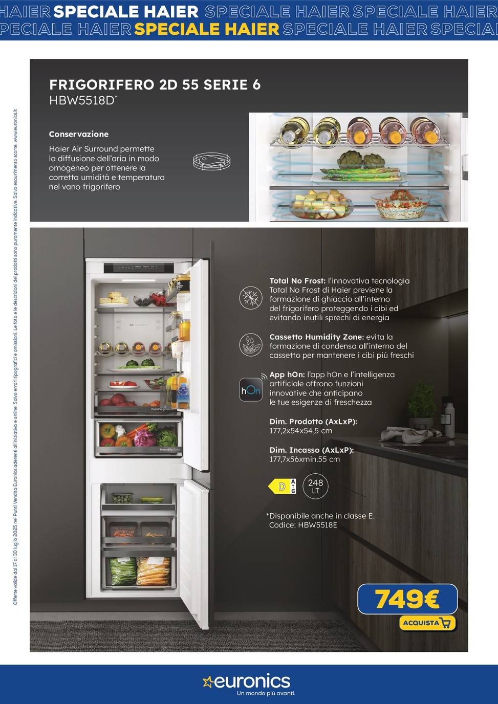 euronics - Volantino Euronics - Speciale Haier valido dal 17/07 al 30/07 - page: 18