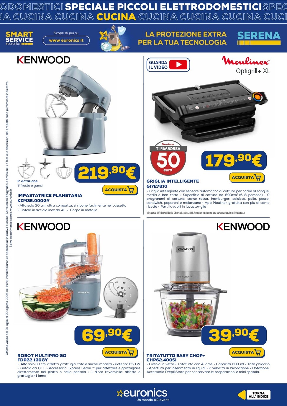 euronics - Volantino Euronics - Piccoli Elettrodomestici valido dal 31/07 al 20/08 - page: 13