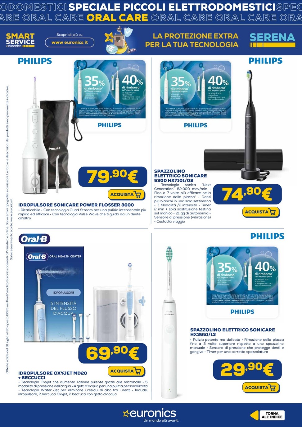 euronics - Volantino Euronics - Piccoli Elettrodomestici valido dal 31/07 al 20/08 - page: 27