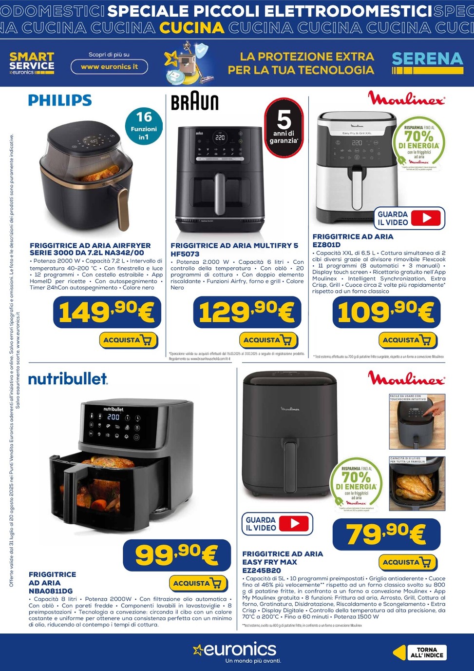 euronics - Volantino Euronics - Piccoli Elettrodomestici valido dal 31/07 al 20/08 - page: 12