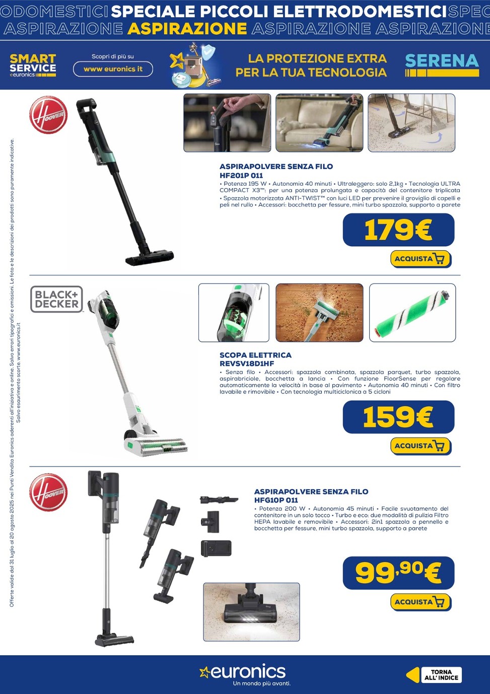 euronics - Volantino Euronics - Piccoli Elettrodomestici valido dal 31/07 al 20/08 - page: 6