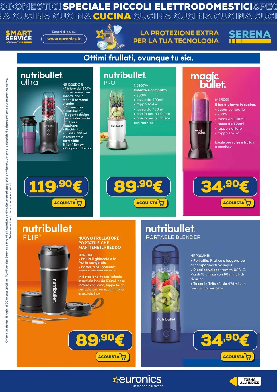 euronics - Volantino Euronics - Piccoli Elettrodomestici valido dal 31/07 al 20/08 - page: 15