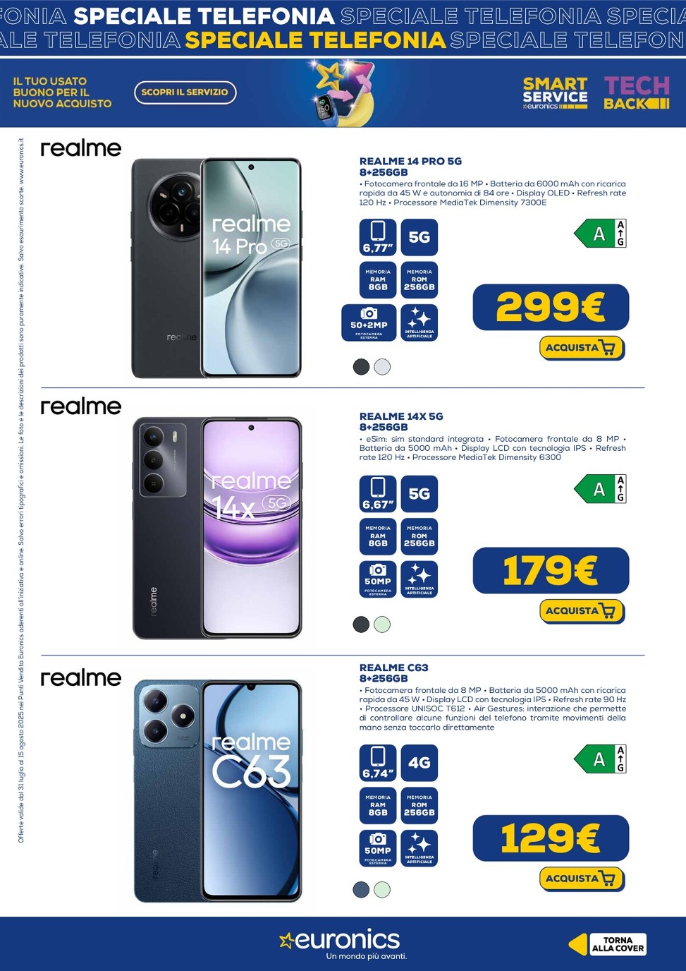 euronics - Volantino Euronics - Speciale Telefonia valido dal 31/07 al 15/08 - page: 14