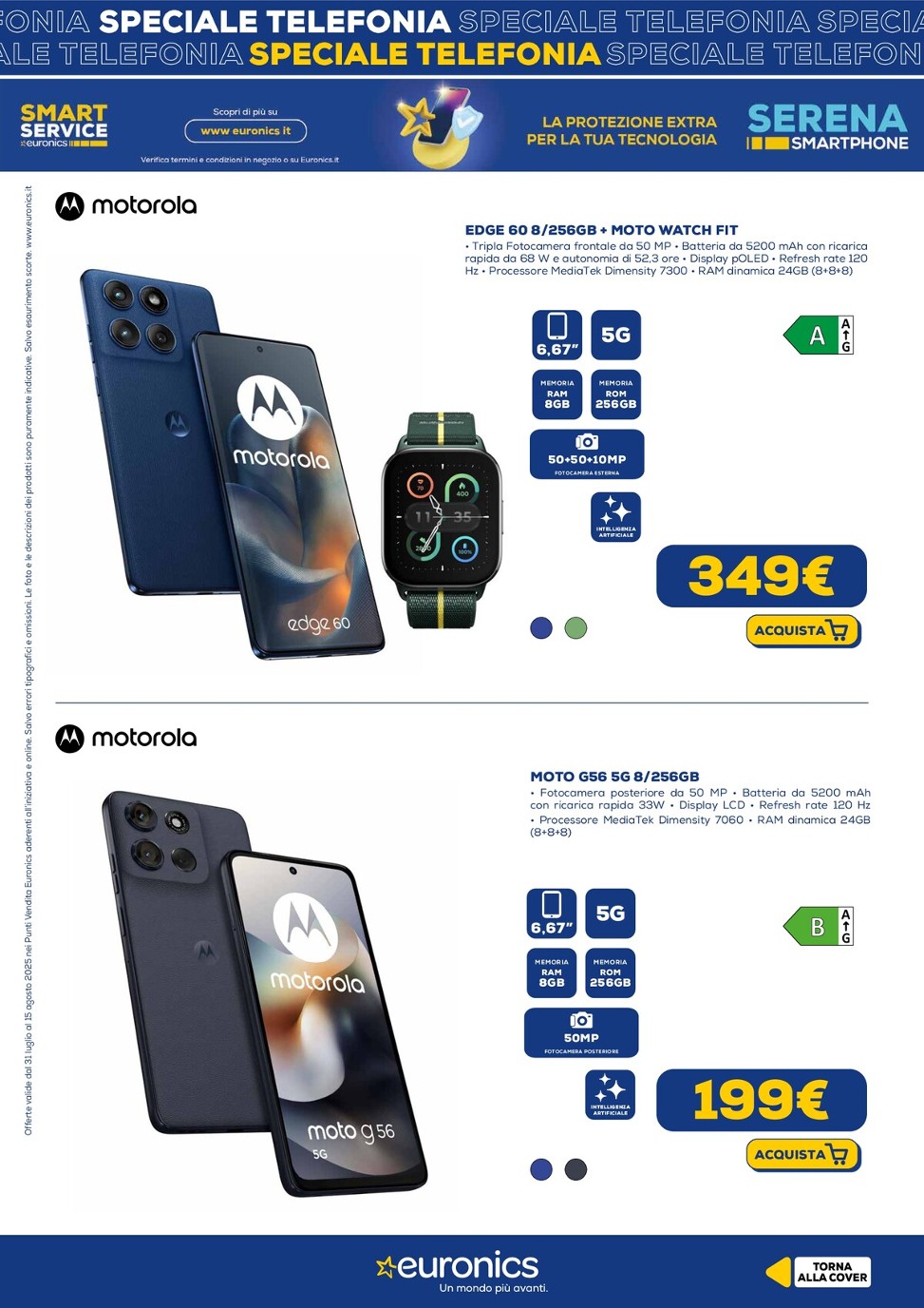 euronics - Volantino Euronics - Speciale Telefonia valido dal 31/07 al 15/08 - page: 7