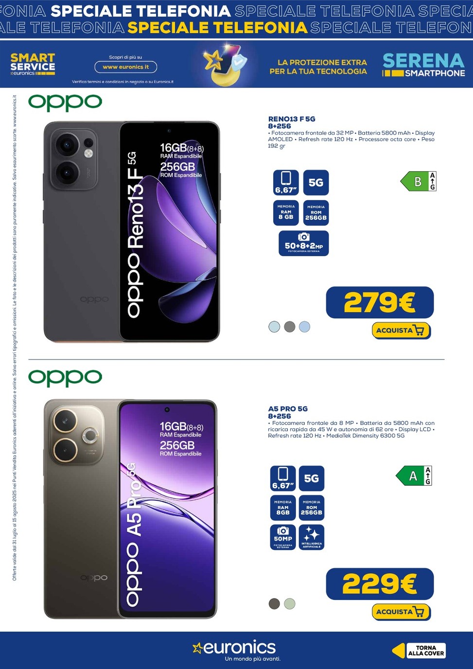 euronics - Volantino Euronics - Speciale Telefonia valido dal 31/07 al 15/08 - page: 15