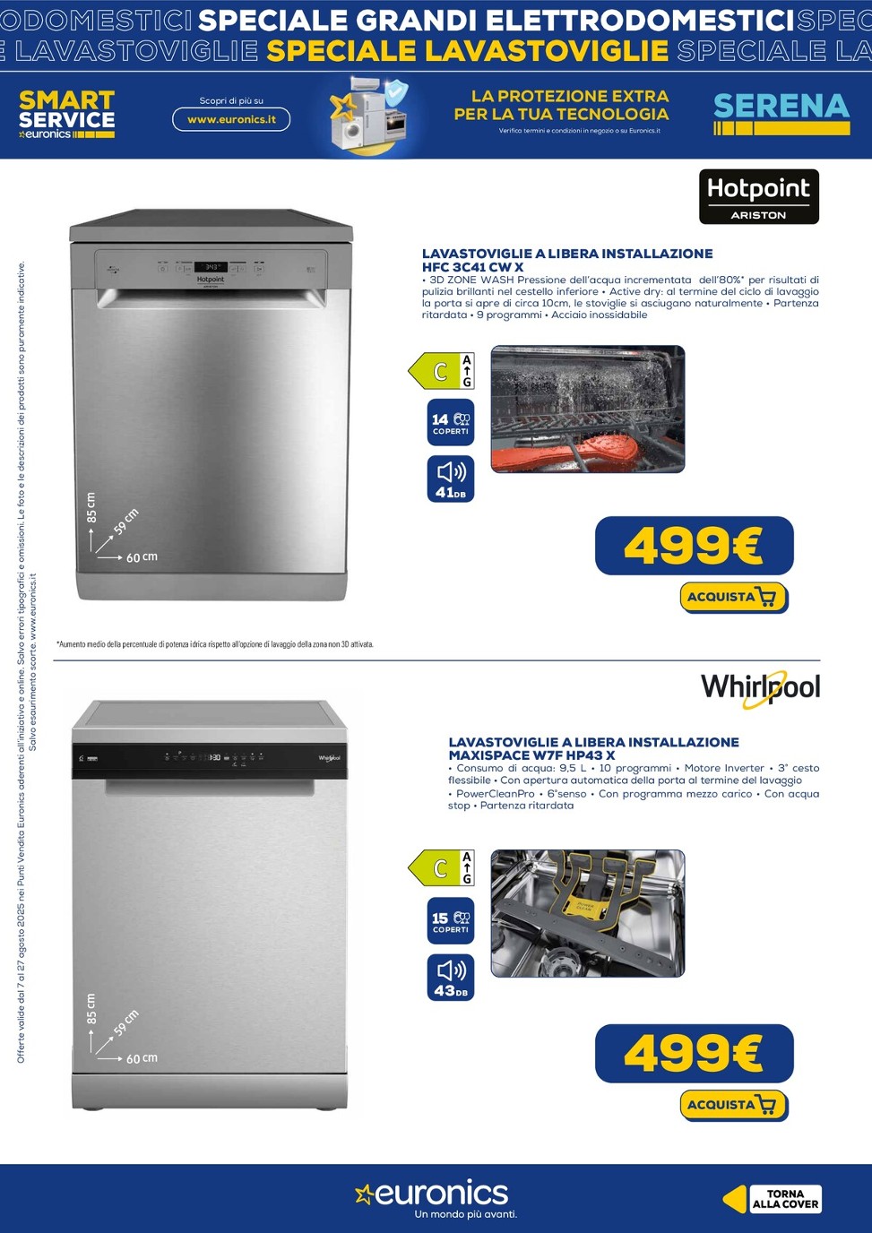 euronics - Volantino Euronics - Speciale Lavastoviglie valido dal 07/08 al 27/08 - page: 4