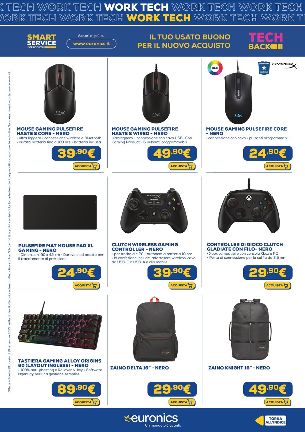 euronics - Volantino Euronics - Work Tech valido dal 21/08 al 18/09 - page: 23