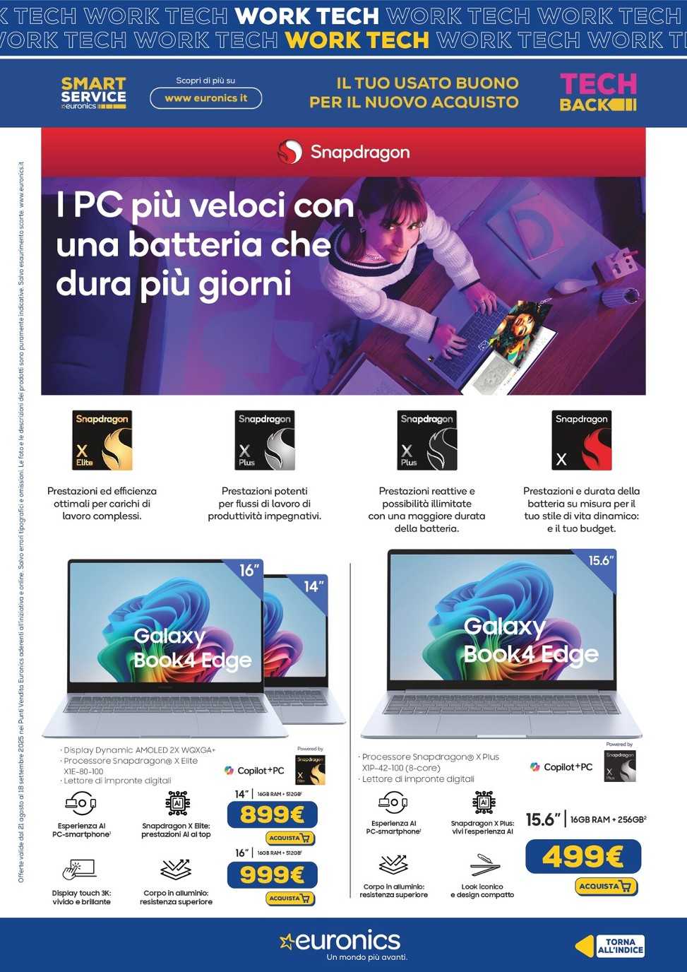 euronics - Volantino Euronics - Work Tech valido dal 21/08 al 18/09 - page: 6