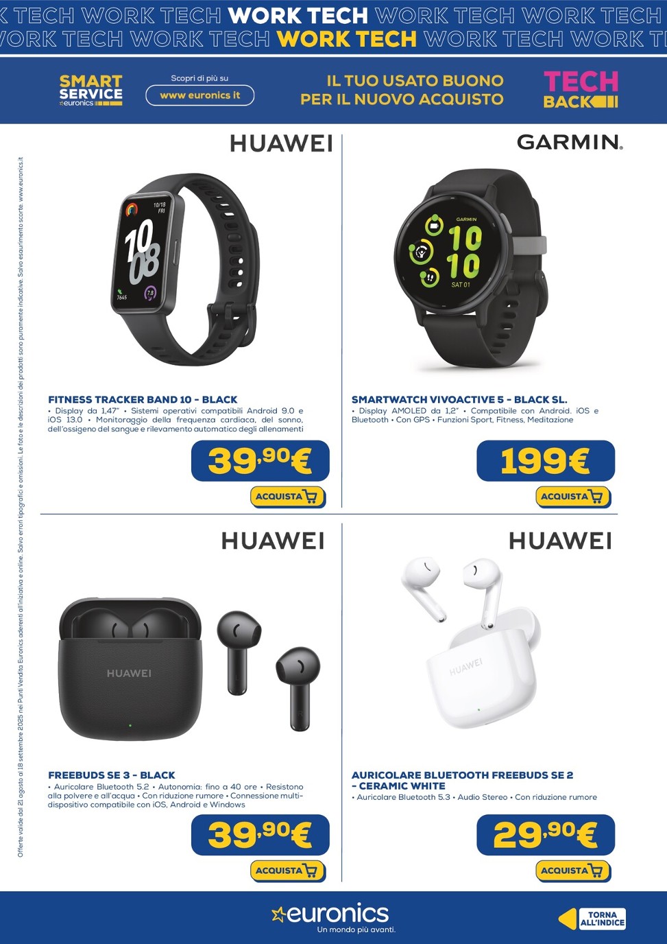 euronics - Volantino Euronics - Work Tech valido dal 21/08 al 18/09 - page: 26