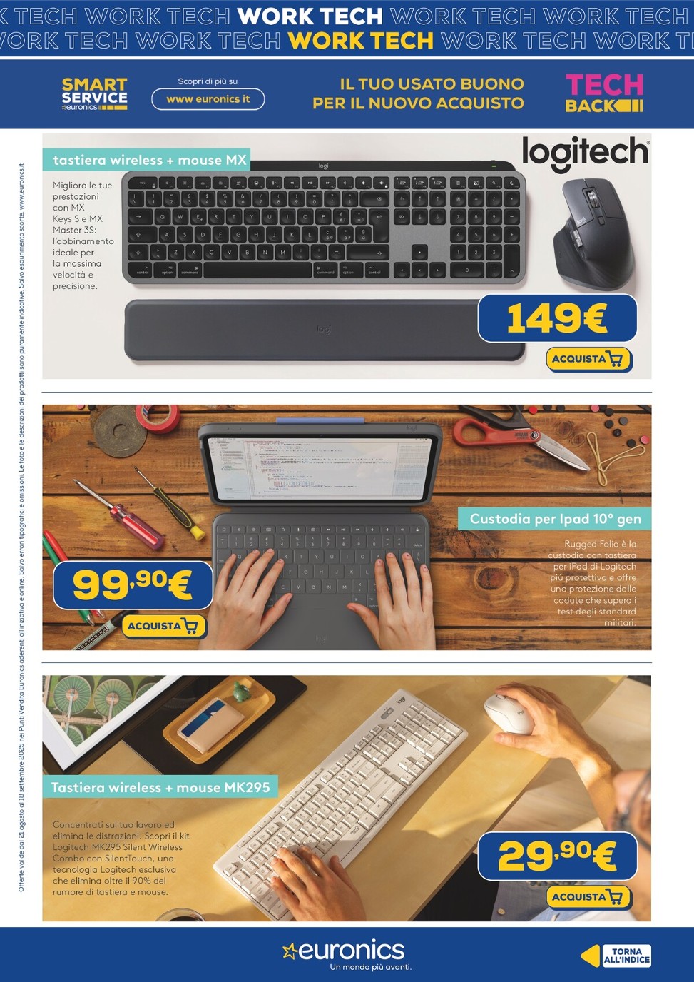 euronics - Volantino Euronics - Work Tech valido dal 21/08 al 18/09 - page: 15