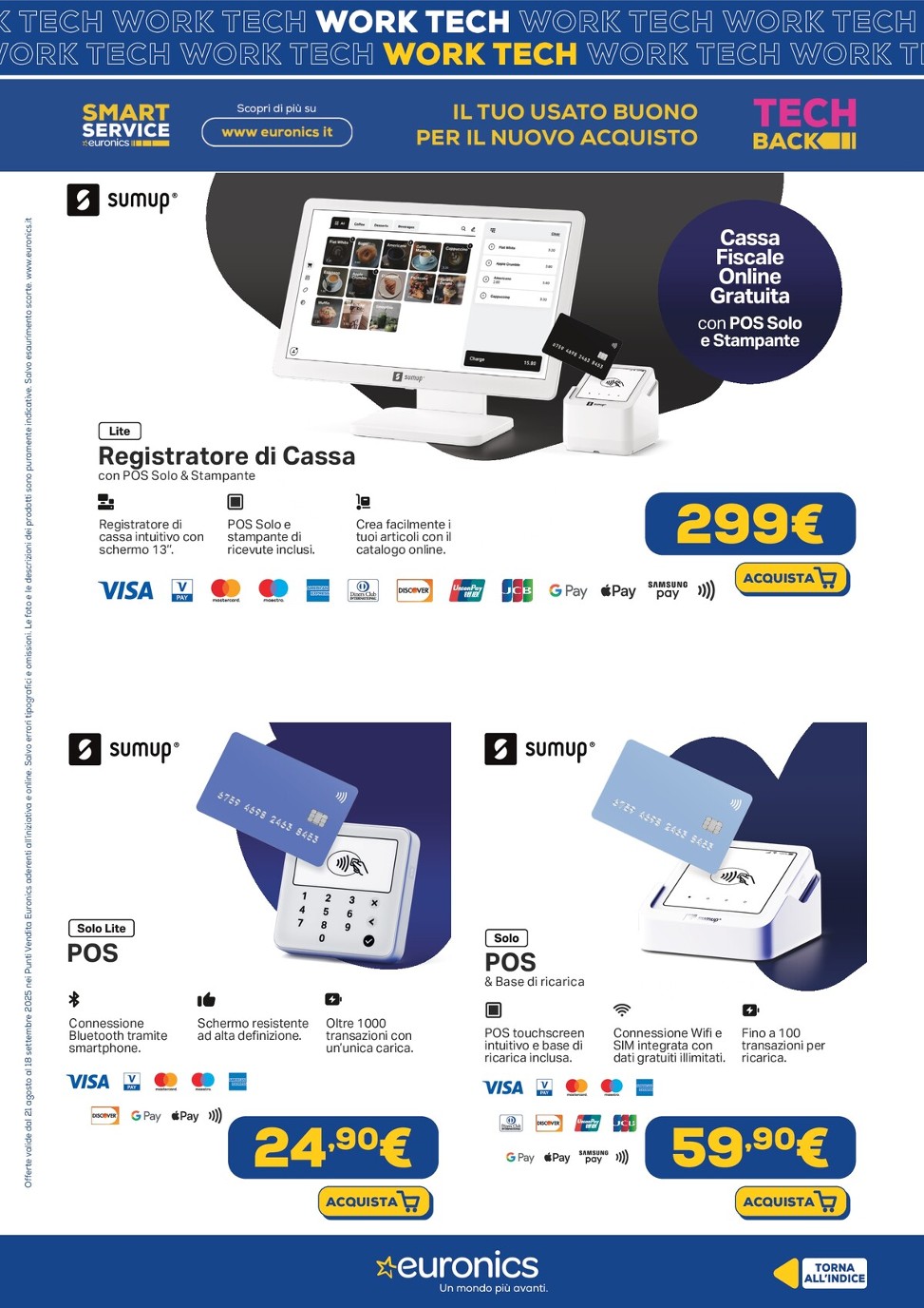 euronics - Volantino Euronics - Work Tech valido dal 21/08 al 18/09 - page: 24