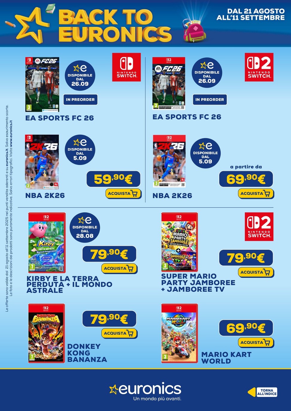 euronics - Volantino Euronics valido dal 21/08 al 11/09 - page: 50 euronics - Volantino Euronics valido dal 21/08 al 11/09 - page: 50