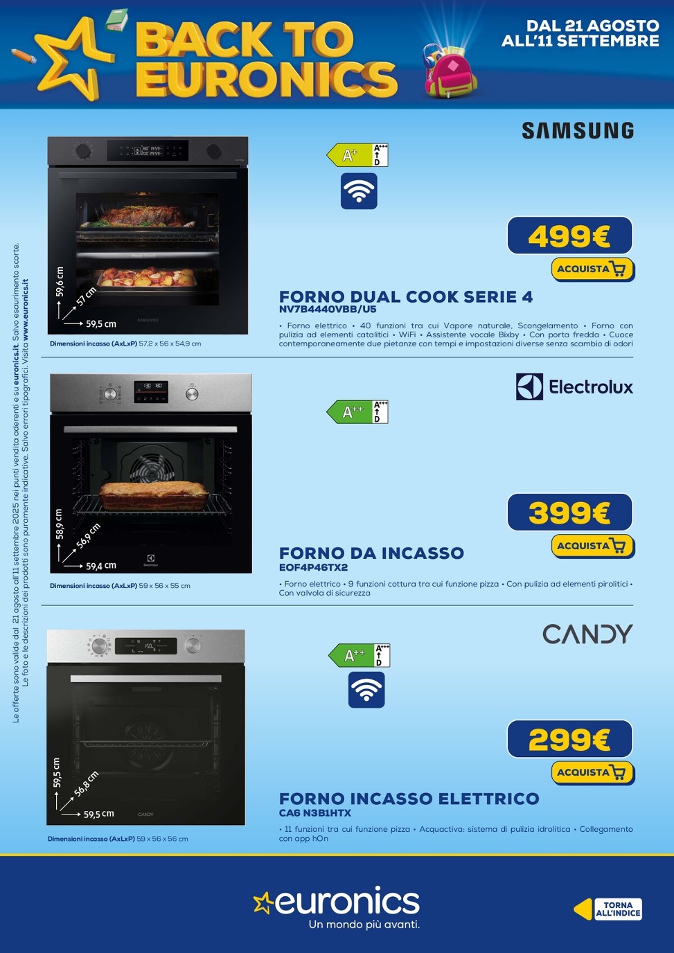 euronics - Volantino Euronics valido dal 21/08 al 11/09 - page: 34 euronics - Volantino Euronics valido dal 21/08 al 11/09 - page: 34