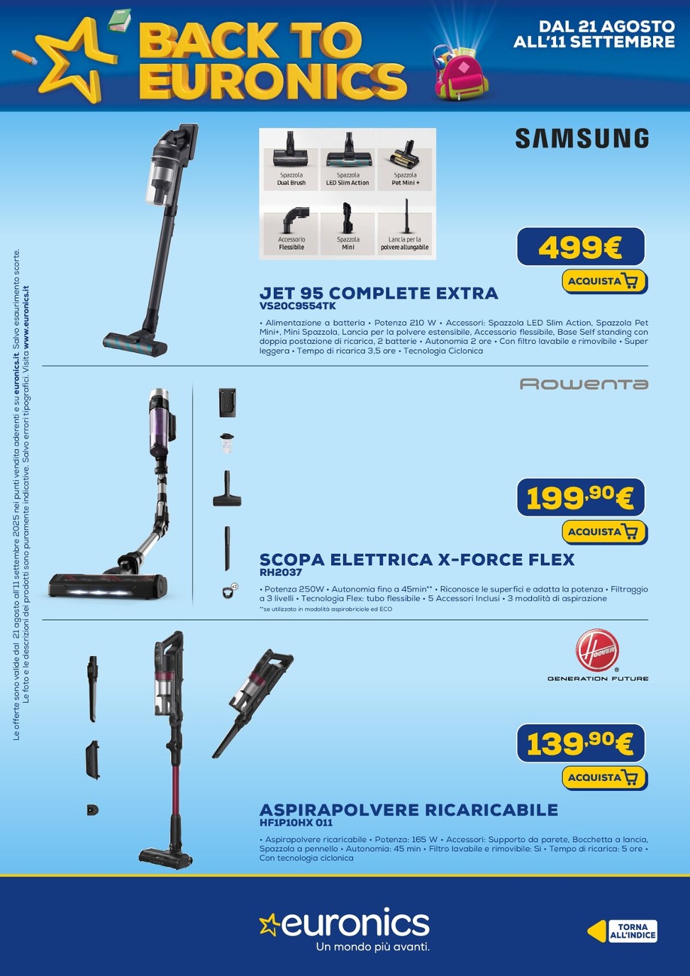 euronics - Volantino Euronics valido dal 21/08 al 11/09 - page: 38 euronics - Volantino Euronics valido dal 21/08 al 11/09 - page: 38