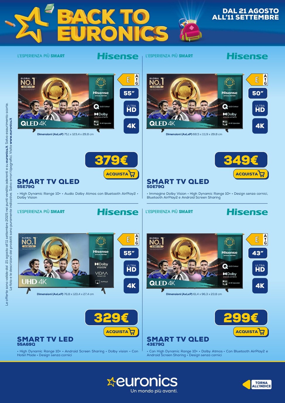 euronics - Volantino Euronics valido dal 21/08 al 11/09 - page: 12 euronics - Volantino Euronics valido dal 21/08 al 11/09 - page: 12