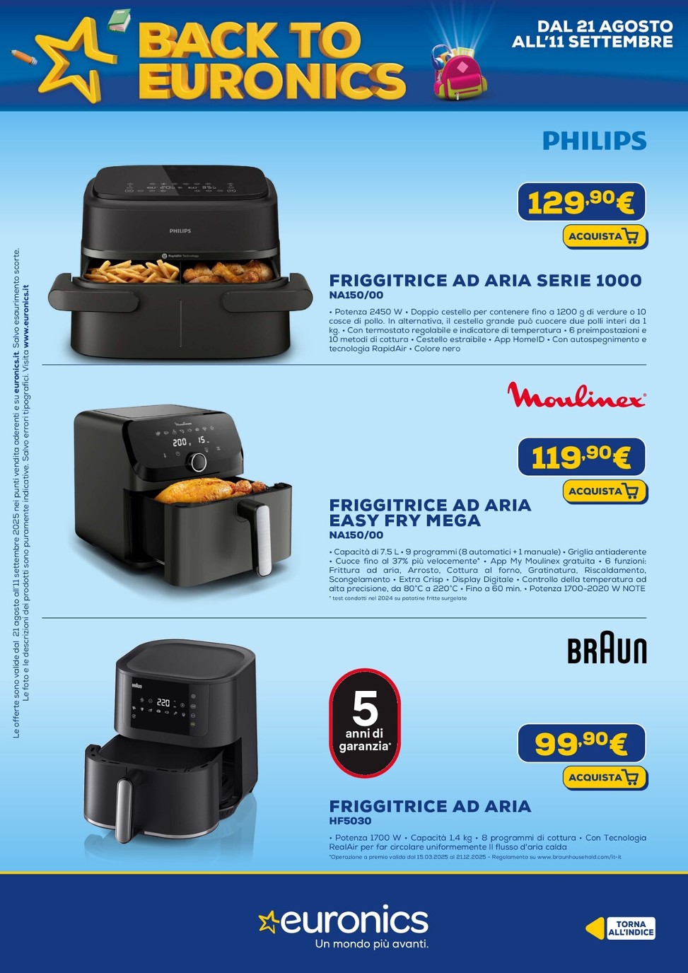 euronics - Volantino Euronics valido dal 21/08 al 11/09 - page: 44 euronics - Volantino Euronics valido dal 21/08 al 11/09 - page: 44