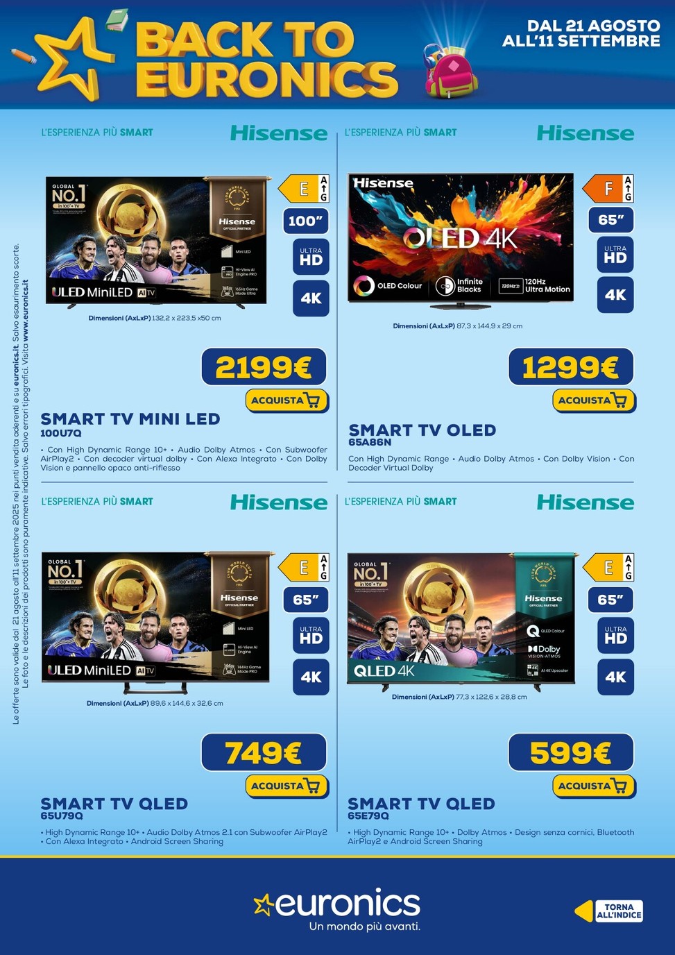 euronics - Volantino Euronics valido dal 21/08 al 11/09 - page: 14 euronics - Volantino Euronics valido dal 21/08 al 11/09 - page: 14