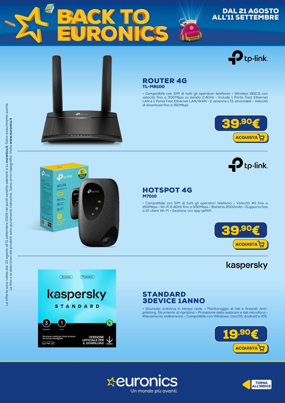 euronics - Volantino Euronics valido dal 21/08 al 11/09 - page: 55 euronics - Volantino Euronics valido dal 21/08 al 11/09 - page: 55