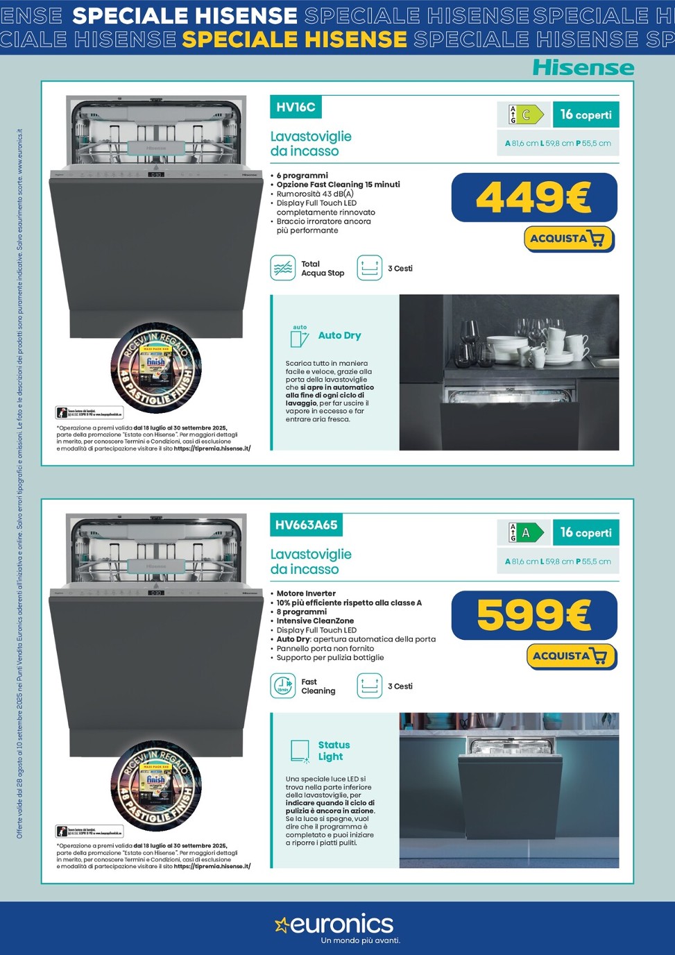 euronics - Volantino Euronics - Speciale Hisense valido dal 28/08 al 10/09 - page: 3