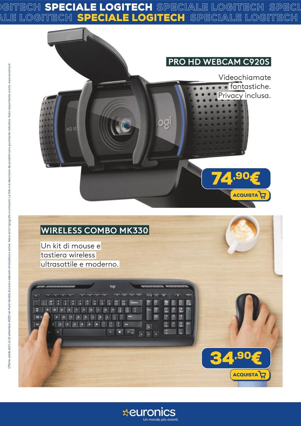 euronics - Volantino Euronics - Speciale Logitech valido dal 01/09 al 12/09 - page: 9