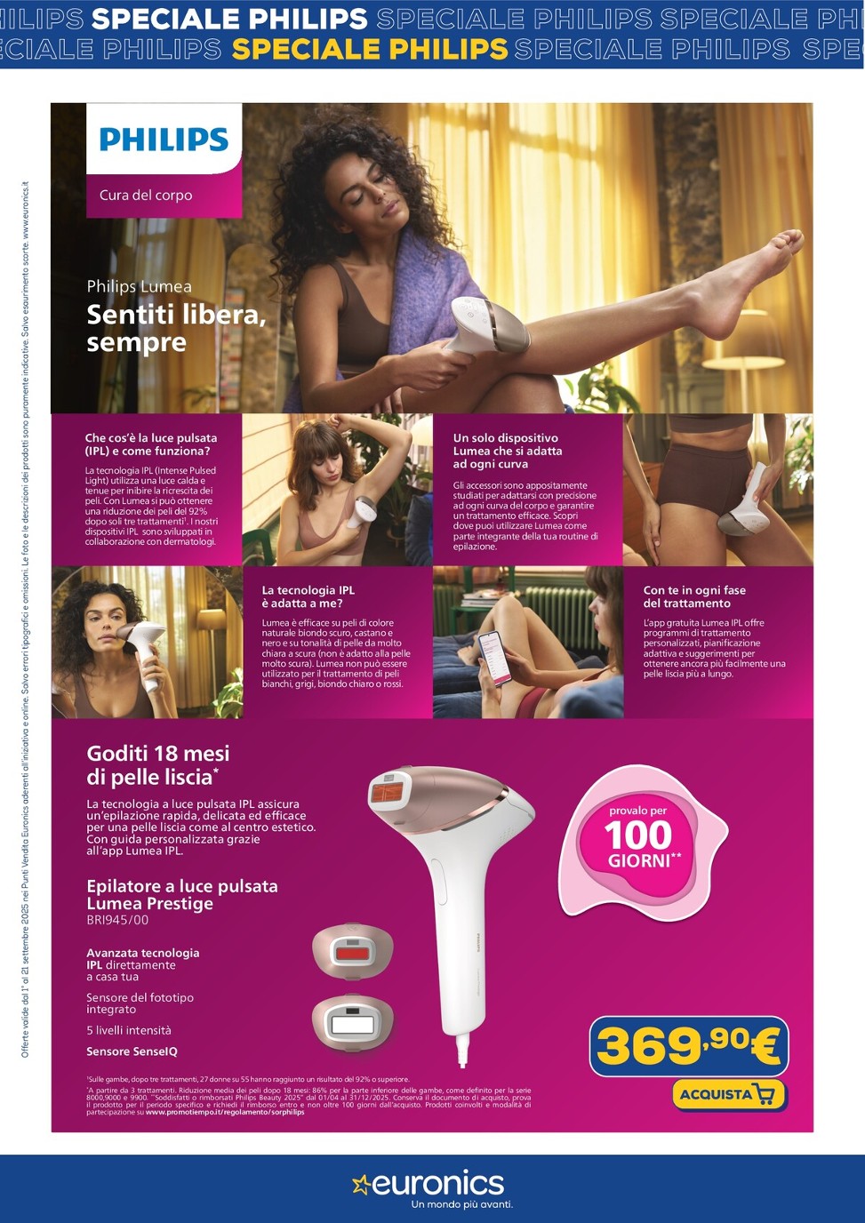 euronics - Volantino Euronics - Speciale Philips valido dal 01/09 al 21/09 - page: 10