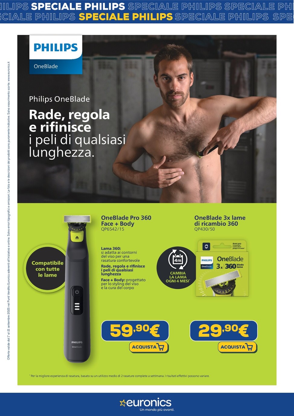 euronics - Volantino Euronics - Speciale Philips valido dal 01/09 al 21/09 - page: 7