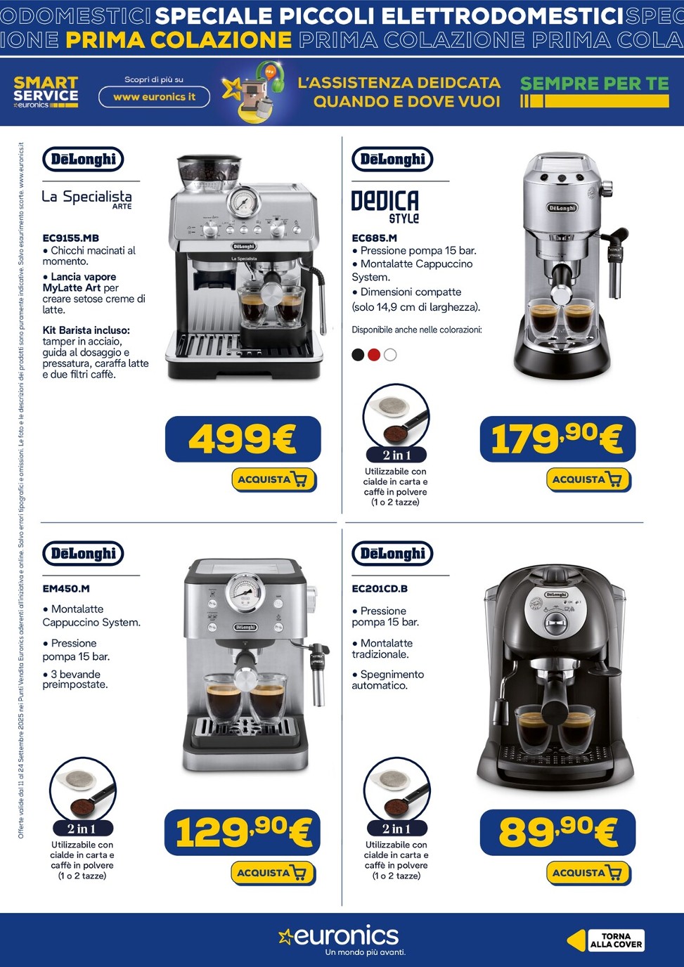euronics - Volantino Euronics - Speciale Prima Colazione valido dal 11/09 al 24/09 - page: 4