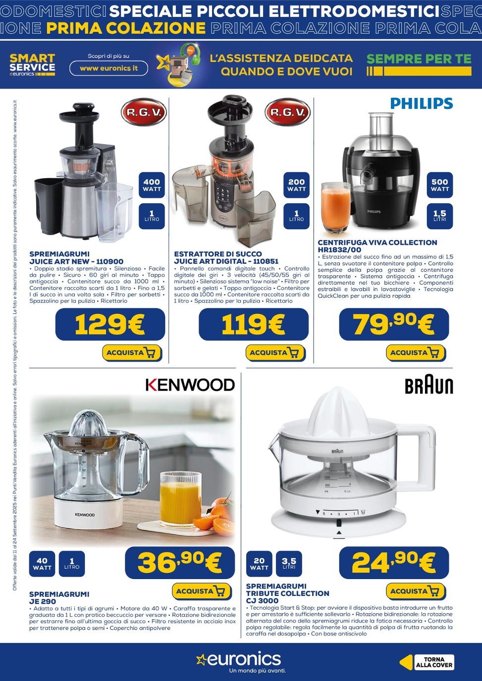 euronics - Volantino Euronics - Speciale Prima Colazione valido dal 11/09 al 24/09 - page: 17