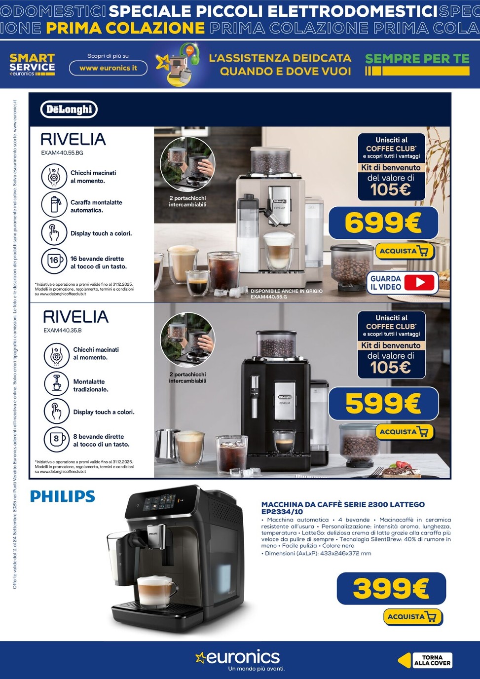 euronics - Volantino Euronics - Speciale Prima Colazione valido dal 11/09 al 24/09 - page: 3