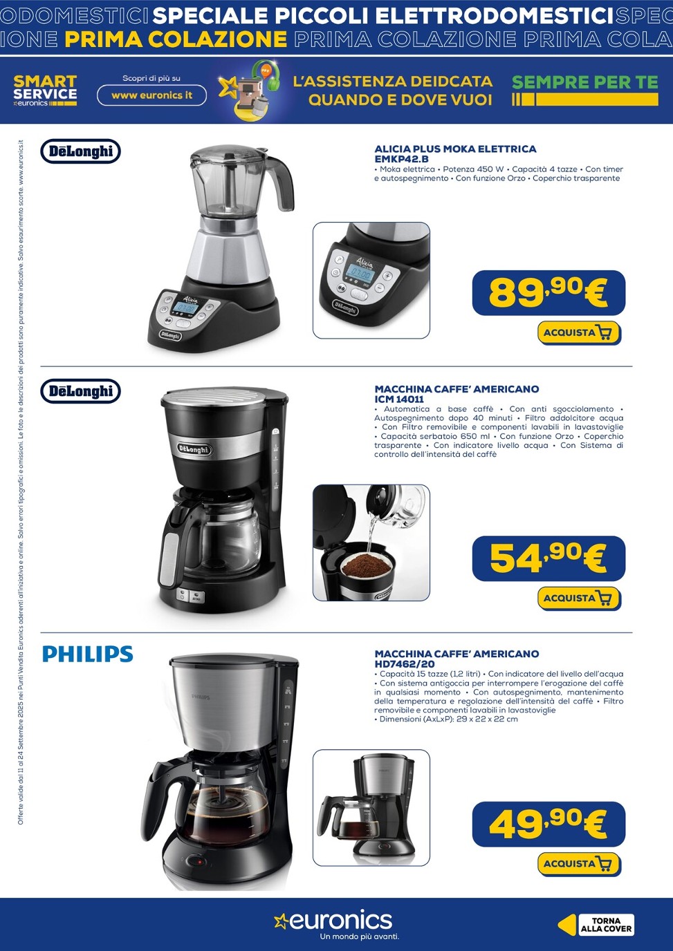 euronics - Volantino Euronics - Speciale Prima Colazione valido dal 11/09 al 24/09 - page: 11